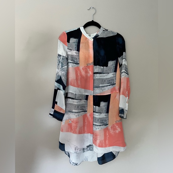 Aritzia Wilfred Bossut Dress 100% Silk - Picture 2 of 4